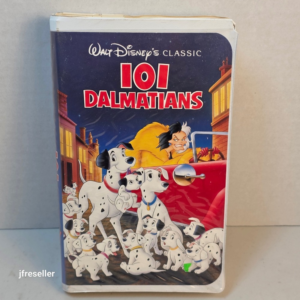 101 Dalmations VHS W/Clamshell Walt Disney Classic